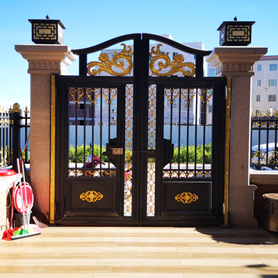 陆丰碣石装置别墅铝艺门