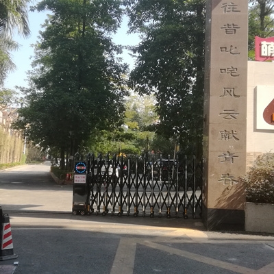 深圳民治装置电动伸缩门项目