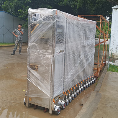 汕尾陆丰南景村装置不锈钢伸缩电动门