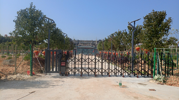 汕尾陆丰潭头电动伸缩门装置项目